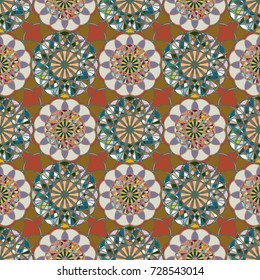Abstract color seamless pattern for new background.
