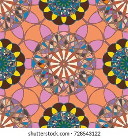 Abstract color seamless pattern for new background.