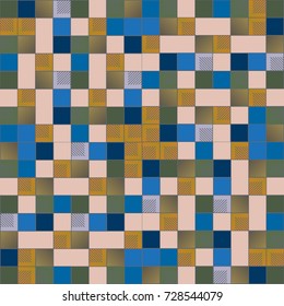 Abstract color seamless pattern for new background.