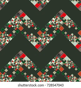 Abstract color seamless pattern for new background.