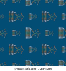 Abstract color seamless pattern for new background.