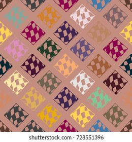 Abstract color seamless pattern for new background.