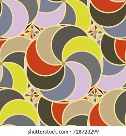 Abstract color seamless pattern for new background.
