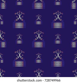 Abstract color seamless pattern for new background.