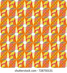 Abstract color seamless pattern for new background.