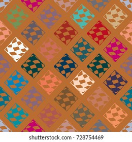 Abstract color seamless pattern for new background.