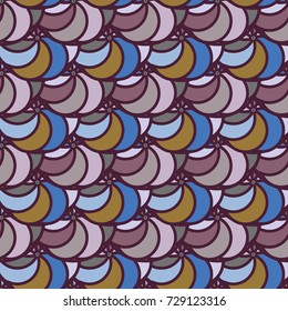 Abstract color seamless pattern for new background.