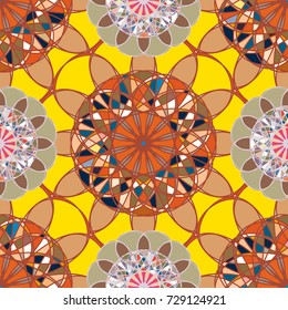 Abstract color seamless pattern for new background.