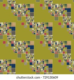 Abstract color seamless pattern for new background.