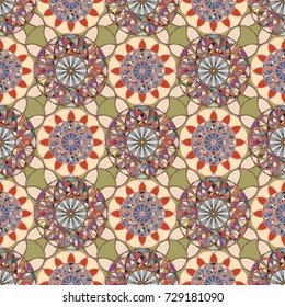 Abstract color seamless pattern for new background.