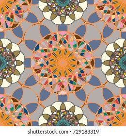 Abstract color seamless pattern for new background.