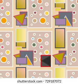 Abstract color seamless pattern for new background.