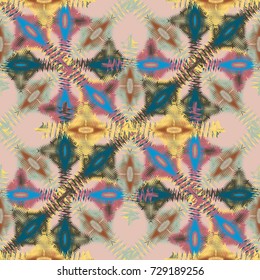 Abstract color seamless pattern for new background.