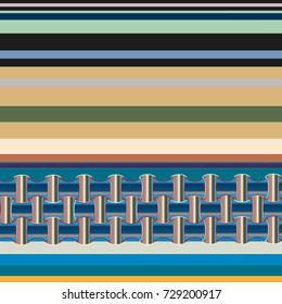 Abstract color seamless pattern for new background.