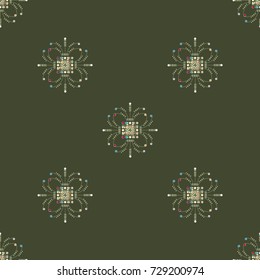 Abstract color seamless pattern for new background.