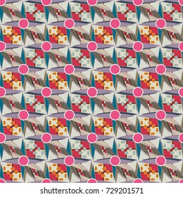 Abstract color seamless pattern for new background.
