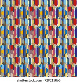 Abstract color seamless pattern for new background.