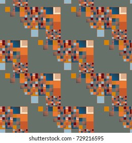 Abstract color seamless pattern for new background.