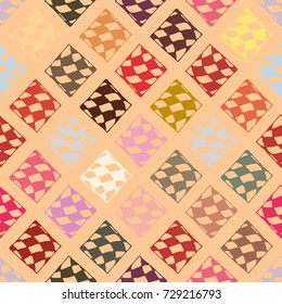 Abstract color seamless pattern for new background.
