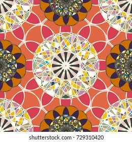 Abstract color seamless pattern for new background.