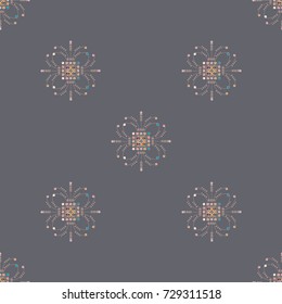 Abstract color seamless pattern for new background.