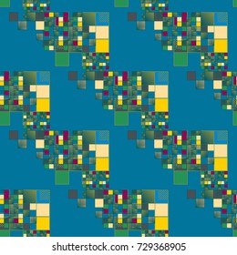 Abstract color seamless pattern for new background.