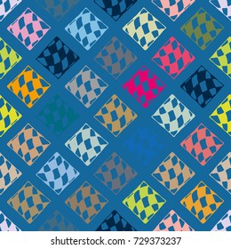 Abstract color seamless pattern for new background.