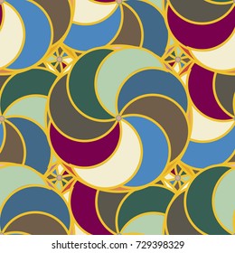 Abstract color seamless pattern for new background.