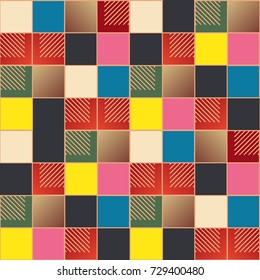 Abstract color seamless pattern for new background.