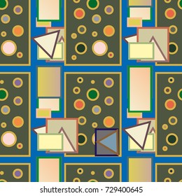 Abstract color seamless pattern for new background.