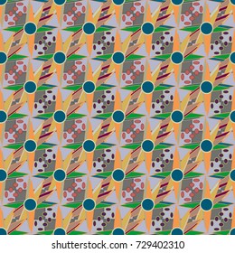 Abstract color seamless pattern for new background.