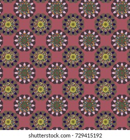 Abstract color seamless pattern for new background.