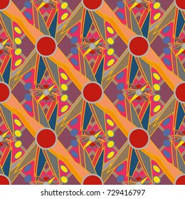 Abstract color seamless pattern for new background.