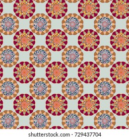 Abstract color seamless pattern for new background.