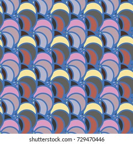 Abstract color seamless pattern for new background.