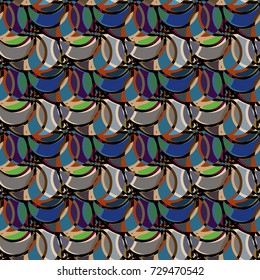 Abstract color seamless pattern for new background.