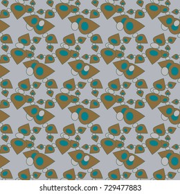 Abstract color seamless pattern for new background.