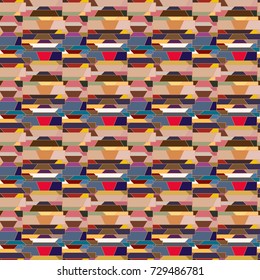 Abstract color seamless pattern for new background.
