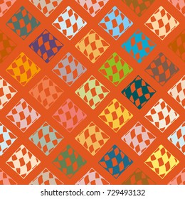 Abstract color seamless pattern for new background.