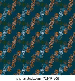 Abstract color seamless pattern for new background.