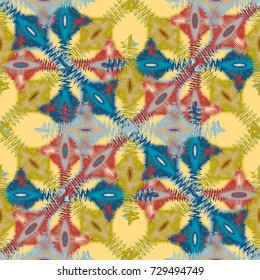 Abstract color seamless pattern for new background.