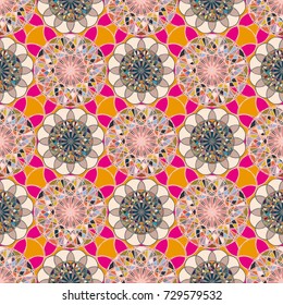 Abstract color seamless pattern for new background.