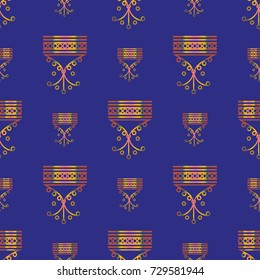 Abstract color seamless pattern for new background.