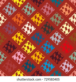 Abstract color seamless pattern for new background.