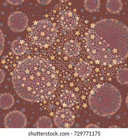 Abstract color seamless pattern for new background.