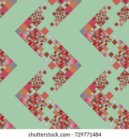 Abstract color seamless pattern for new background.