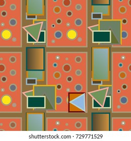 Abstract color seamless pattern for new background.