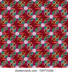 Abstract color seamless pattern for new background.