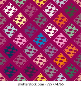 Abstract color seamless pattern for new background.