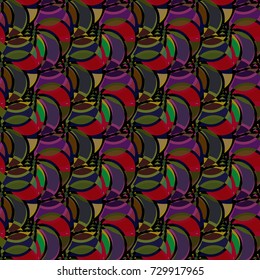 Abstract color seamless pattern for new background.
